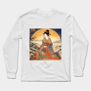 Goddess Ukiyo-E Long Sleeve T-Shirt